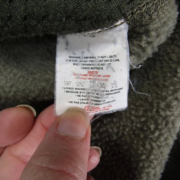 NEW PATAGONIA Mens Las Gatos Fleece Vest Size XL Olive Green - Picture 8 of 11